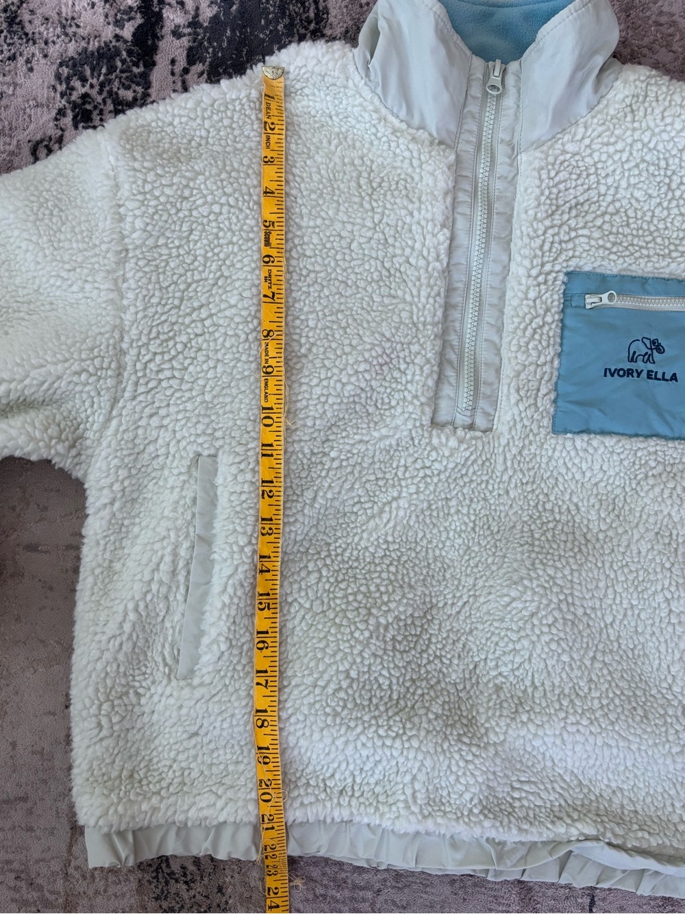 Ivory Ella Sherpa pullover - Picture 5 of 7